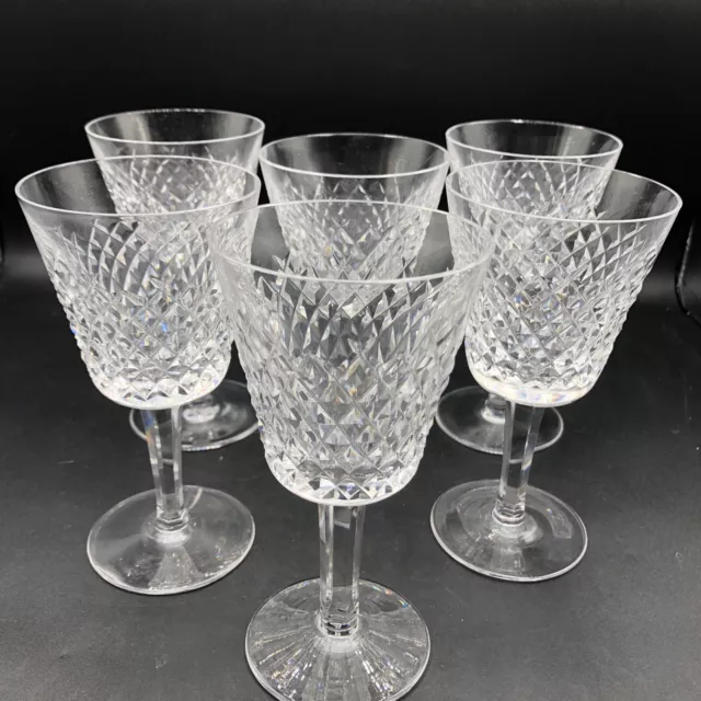 Pair(s) Waterford Crystal -  ALANA - Claret / Red Wine Glasses  FLAWLESS