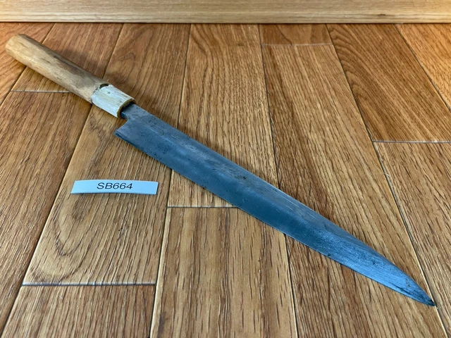 Japanisch Küchenchefs Küche Messer Yanagiba Vintage Sushi Aus Japan 198/338mm