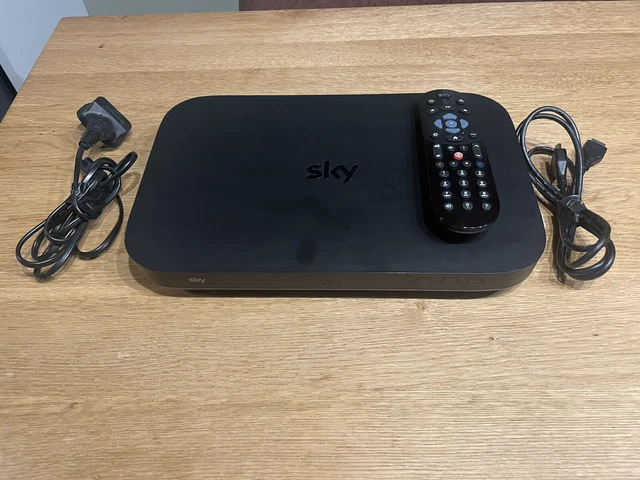 Sky Q Box 1TB + Power Cable + HDMI cable + Remote controller.