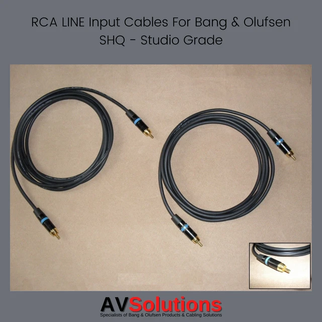 Cavo Audio RCA 2 Maschi A 2 Maschi 1,5m - Placcato Oro Per Amplificatore, Subwoofer E Hi-Fi