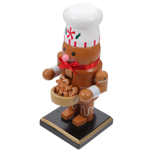 Wood Christmas Nutcracker Tree Decorations Xmas Collectible