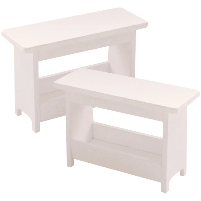 2 pz sgabello bambola in miniatura mobili mini scrivania bambini scrivania in miniatura bambino