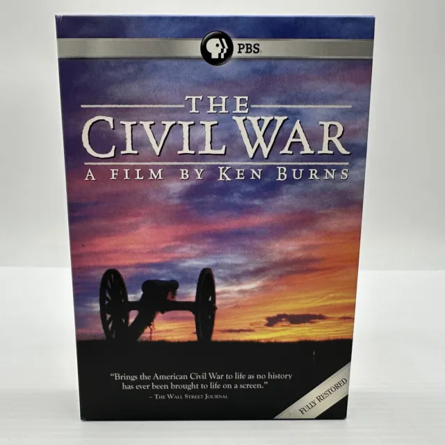 The Civil War 6-Disc Dvd Documentary Set, Ken Burns Film, Country Divided, Pbs