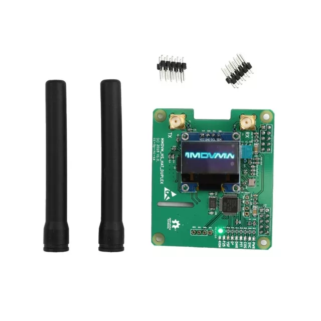 MMDVM HS Dual Hat Duplex MMDVM Hotspot P25 DMR YSF NXDN Pi Revision 1.0 + OLED