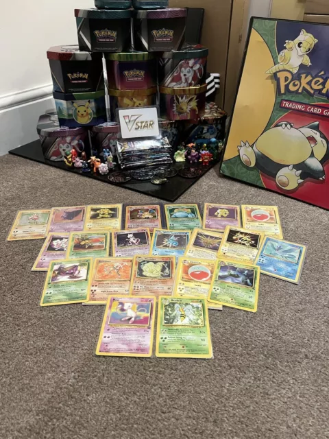 Authentisches WOTC Pokémon Bundle, Basisset, garantierte Holo, seltene oder 1. Auflage.