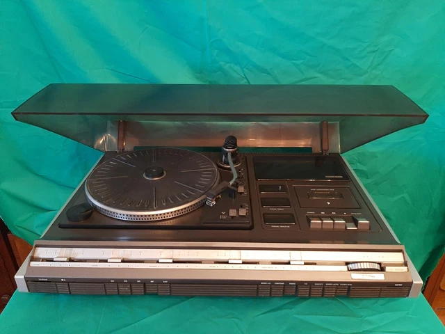 EUROPHON COMPACT HIFI GIRADISCHI RADIO CASSETTE Revisionato Testato ...