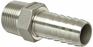 Stainless Steel Hose Barb x MNPT