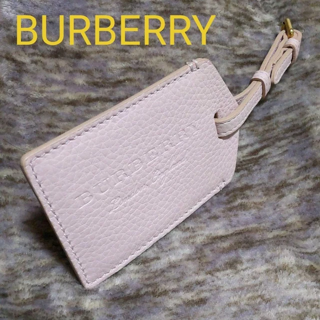 Burberry London Luggage Tag Pale Pink JPN Original Limited Accessory VHTF Women