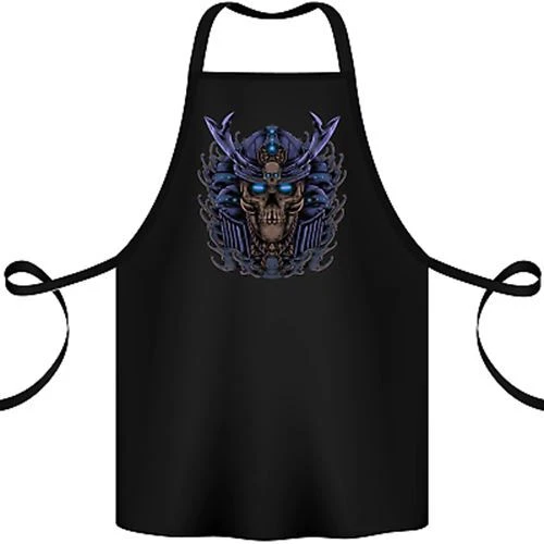 Samurai Skull MMA Martial Arts Gym Training Cotton Apron 100% Organic
