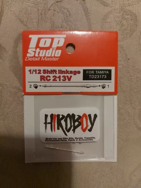 Top studio detail master hiroboy 1/12 shift linkage RC213V for tamiya TD23173