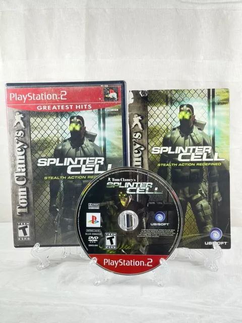 TOM CLANCY'S SPLINTER CELL PlayStation 2 Game PS2 SirH70