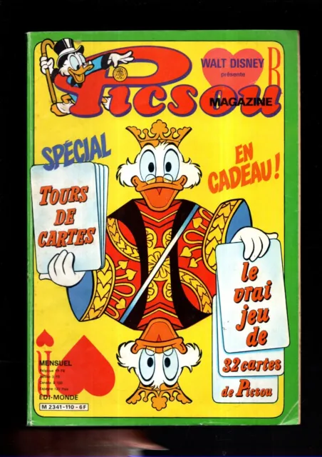 PICSOU MAGAZINE n°110.  Walt Disney 1981. Bel état