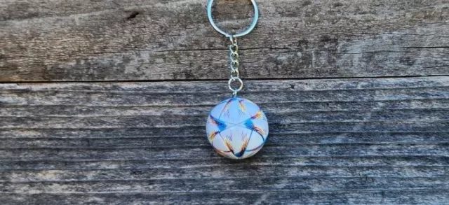 New Football Soccer World Cup Qatar 2022 Al Rihla Match Ball Keychain Rings