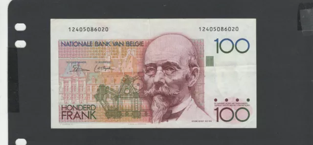 BELGIQUE - Billet 100 Francs 1978/81 SUP/XF Pick-140