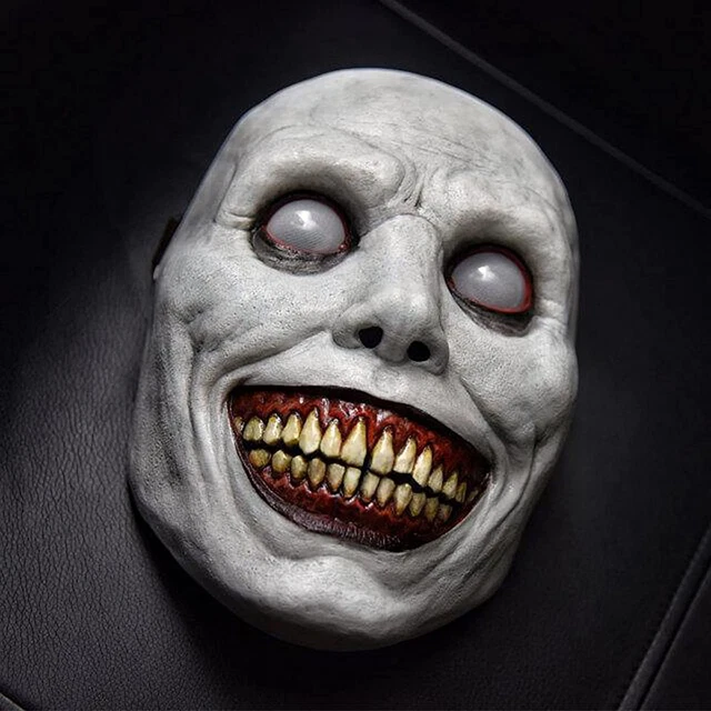 Creepy Halloween Mask - Smiling Demons, Evil Cosplay Scary Costume Party Props