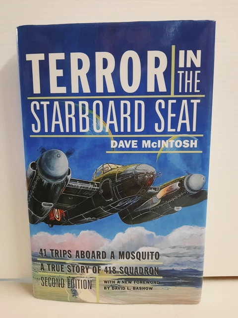 Terror in the Starboard Seat by Dave McIntosh WWII Novel 1998 HC