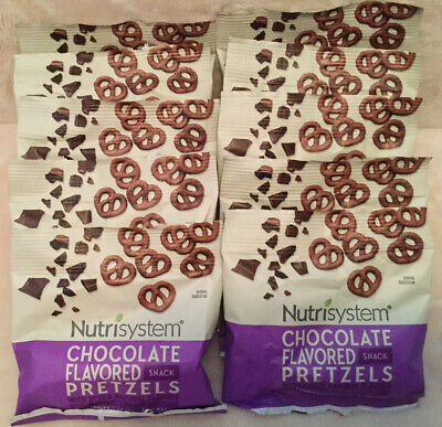 🙂 10 ~SNACK FRESCO Nutrisystem leche chocolate pretzels BB: 2023