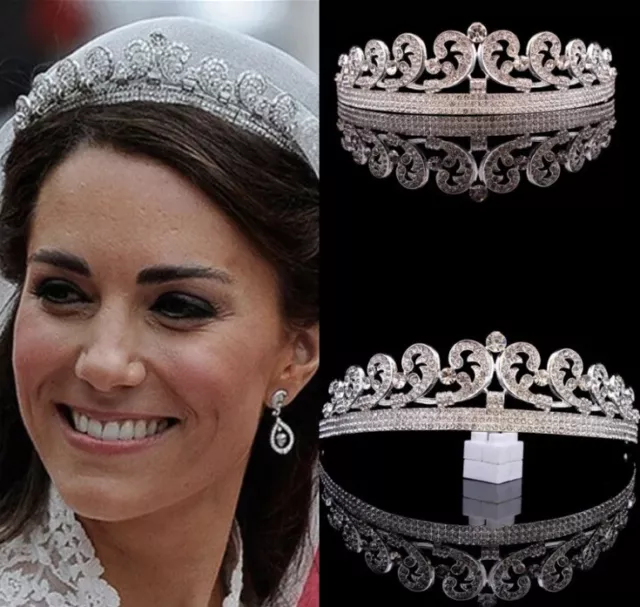 wedding tiara headband In The Style Of  Princess Kate Middleton / Windsor