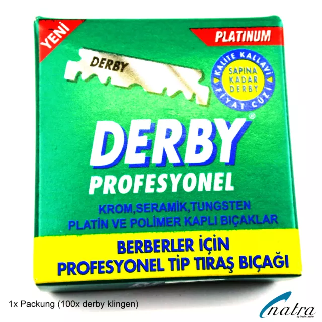 DERBY PROFESSIONAL Rasierklingen Ersatzklingen Rasiermesser Klingen Jilet blade 2