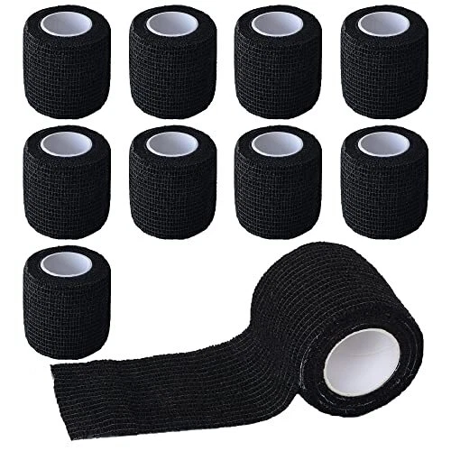 Gondiane 9 Pack 2 x 5 Yards Self Adhesive Bandage Wrap Self Stick Wrap for A