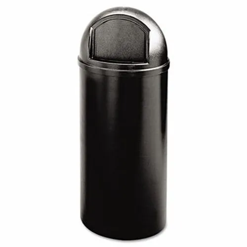 Rubbermaid 816088 Marshal Classic 15 Gallon Trash Container, Black (RCP816088BK)