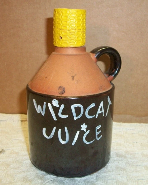 WILDCAT JUICE ビンテージ　デカンタボトル　置物　1950〜1960 WILDCAT JUICE ビンテージ デカンタボトル 置物 1950〜1960 美術