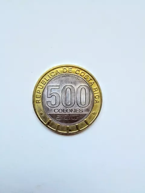 Commemorative 75 Years Since Costa Rica Army Abolition 500 Colones Coin