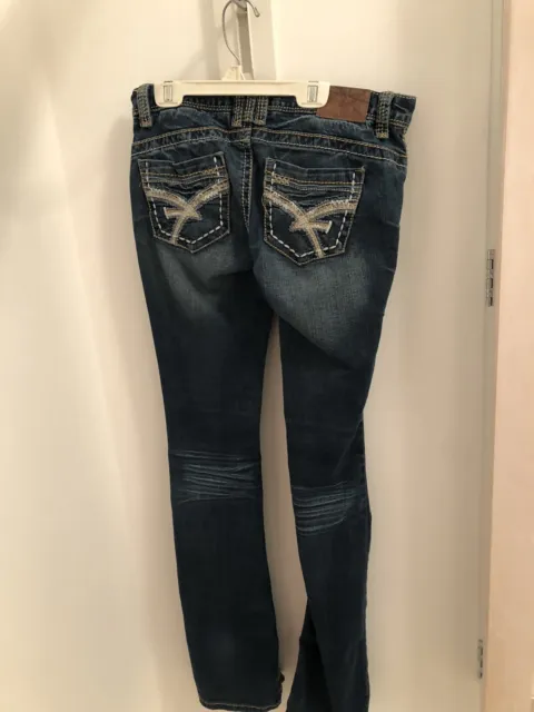 Amethyst Jeans 7 Women’s Blue Premium Denim 70% Cotton Seen On Yellowstone Tv