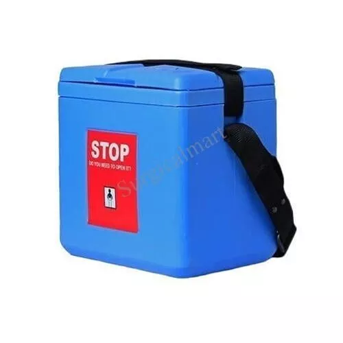 Vaccine Carrier Box Capacity 0.80 Liters (Number of Ice pack 2 Pcs.)