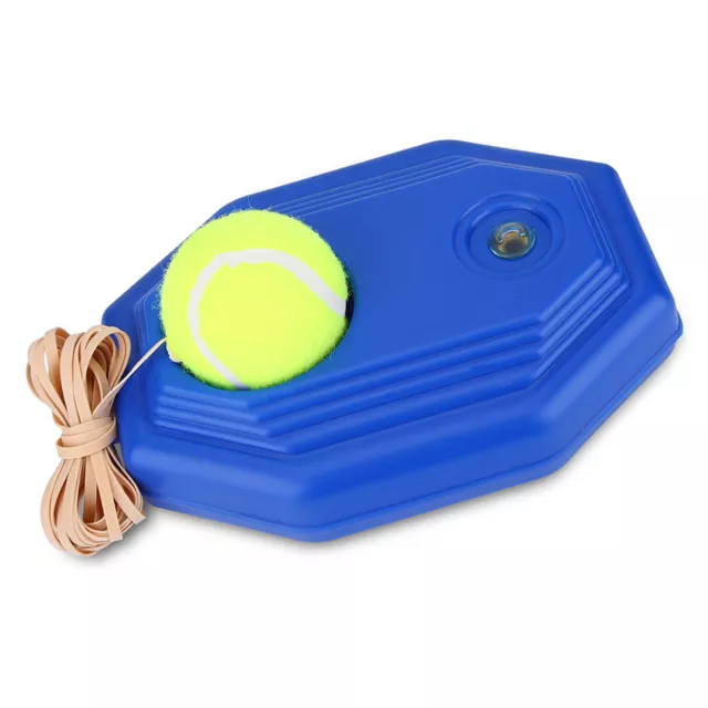 Tennis Ball Back Base Trainer Set With Rubber Elastic Rope For Single Person