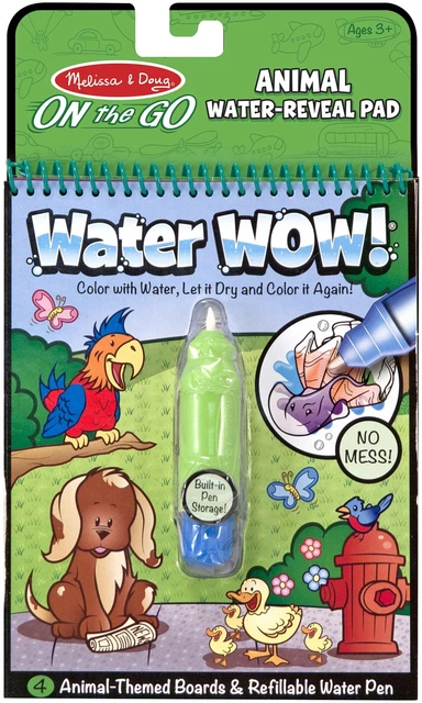 3 Pack On The Go Water Wow!-Animals -MDWOW-5376