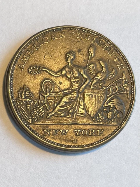 Scarce 1833 Hard Times Tkn, Robinson/Jones, NY HT#152
