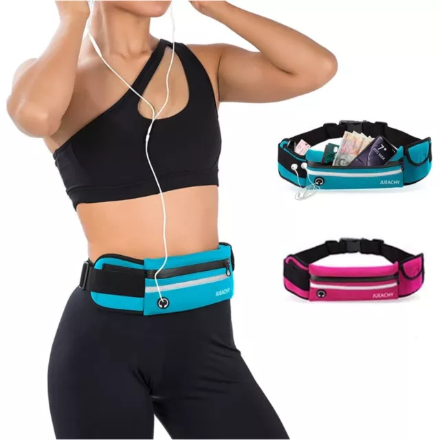 Bum Waist Bag Handy Belt Hiking Fanny Pack Zip Sport Pouch Large Unisex