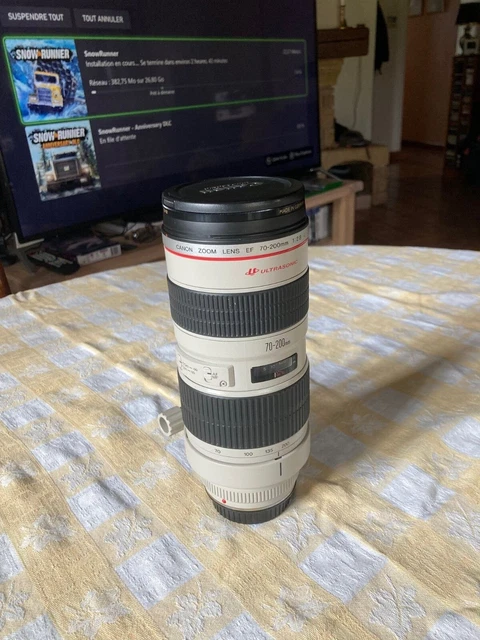 Objectif CANON Zoom EF 70-200mm 1: 2.8 L USM