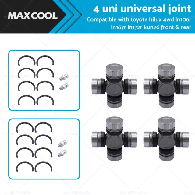 4 Uni Universal Joint Suitable For Toyota Hilux  Ln106R Ln167R Ln172R Front&Rear