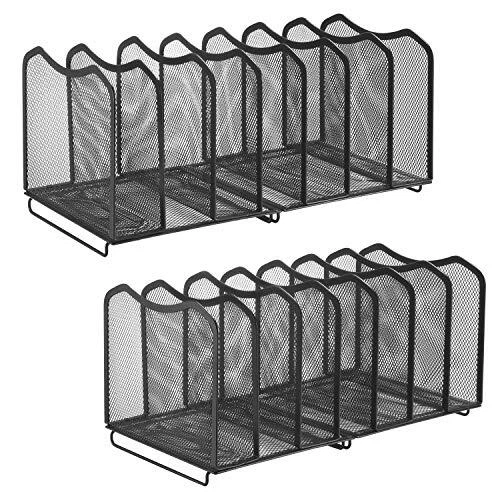 Desktop File Sorter Organizer: 2-Pack, Trending Mesh Design