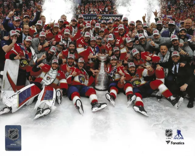 Florida Panthers Celebrate The 2024 Stanley Cup Victory 8X10 Photo ...