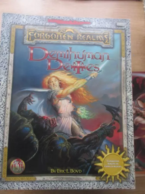 Tsr Ad&D 2E Forgotten Realms Demihuman Deities 09585 Advanced Dungeon Dragon