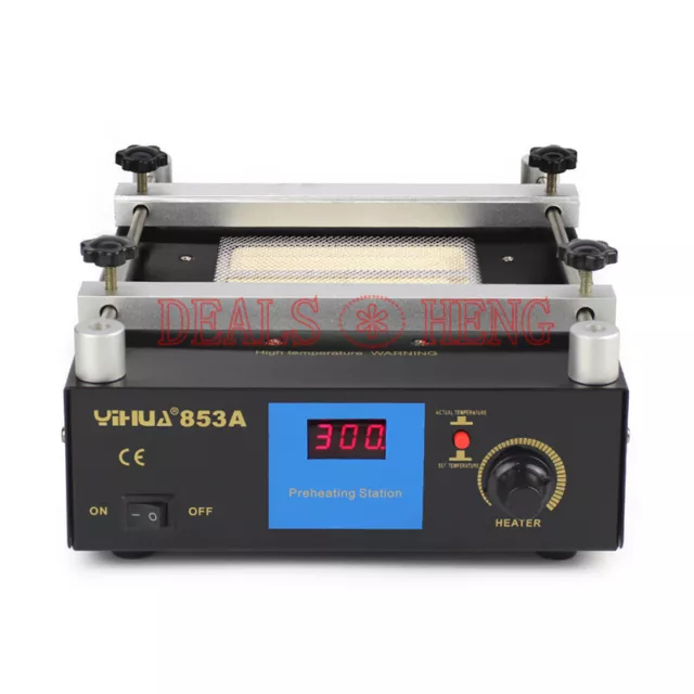 Nuova saldatrice aria calda preriscaldata 600 W YIHUA-853A stazione di riparazione riparazione BGA