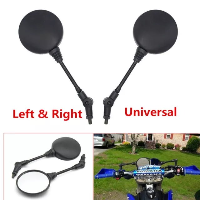 Universal Motorcycle Folding Rear View Mirror For 10mm 8mm Thread Mirrors Bolts