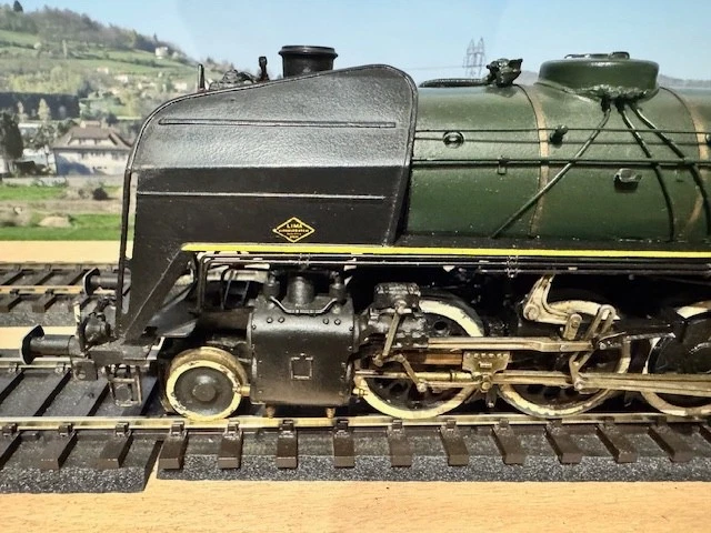 Locomotive à Vapeur 141 R ACO / Semblat – Échelle O (0) – Laiton Et Métal Blanc – Collection