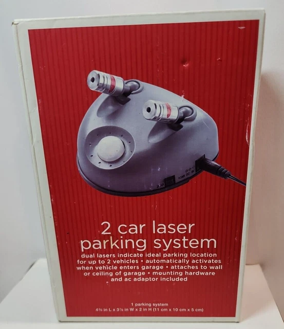 DUAL 2 CAR Laser Garage Auto Parking Sensor Guide Stop Light System NEW