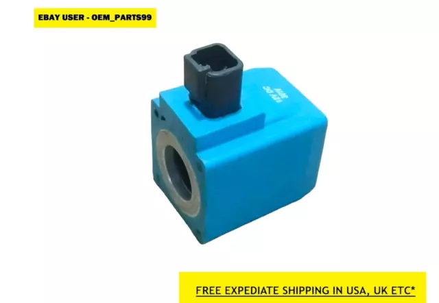 Jcb Backhoe Spare 12V 30W Solenoid Coil Round Pin Part No. 477/00824 02/124661