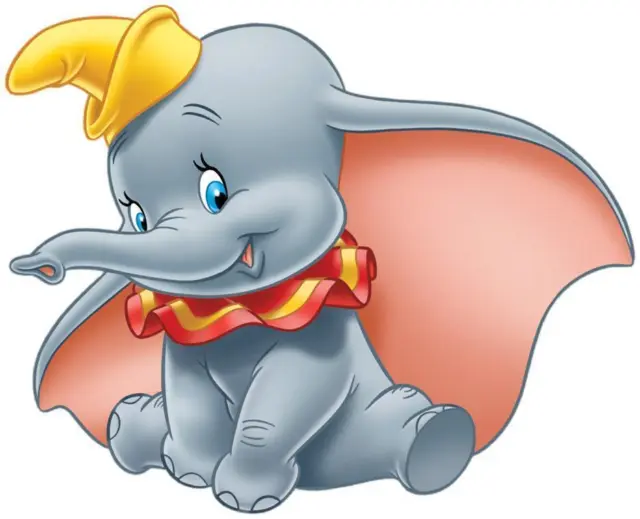 DUMBO THE ELEPHANT Disney Decal Removable WALL STICKER Home Decor Art Kids