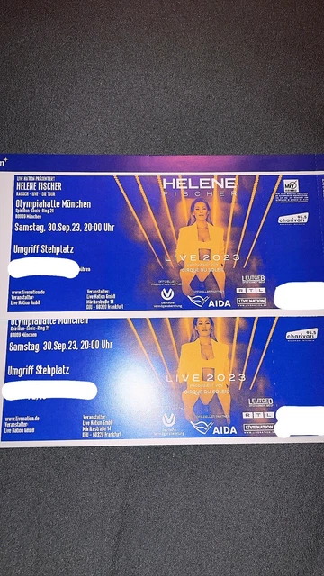 2x Helene Fischer Tickets 30.09.2023 München