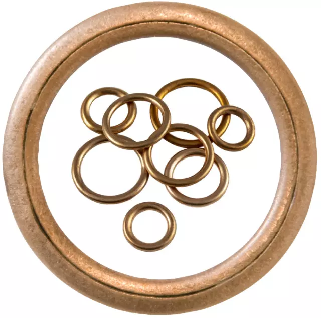 Copper Compression Washers Metric - Oil Drain Plug Hollow Crush Washer M6 - M26