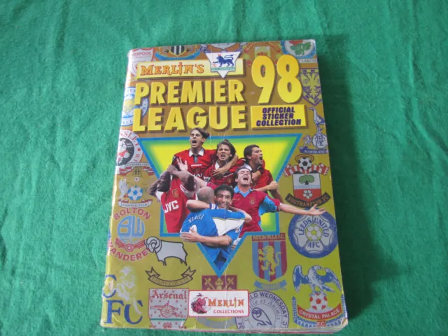 Merlin's Premier League 98 Sticker Album