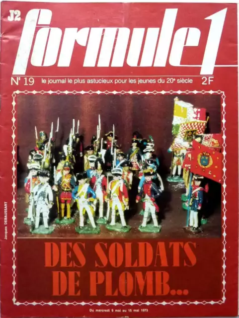 *"J2 magazine" 1973: LES SOLDATS DE PLOMB_VIDOCQ CLAUDE BRASSEUR_Pub MOBYLETTE