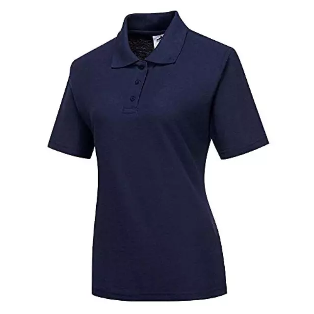 (TG. L) Portwest B209NARL - Polo da donna, colore: blu navy, taglia: L - NUOVO