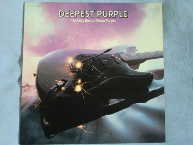 LP DEEP PURPLE: DEEPEST PURPLE - THE VERY BEST OF DEEP PURPLE (1980) Harvest